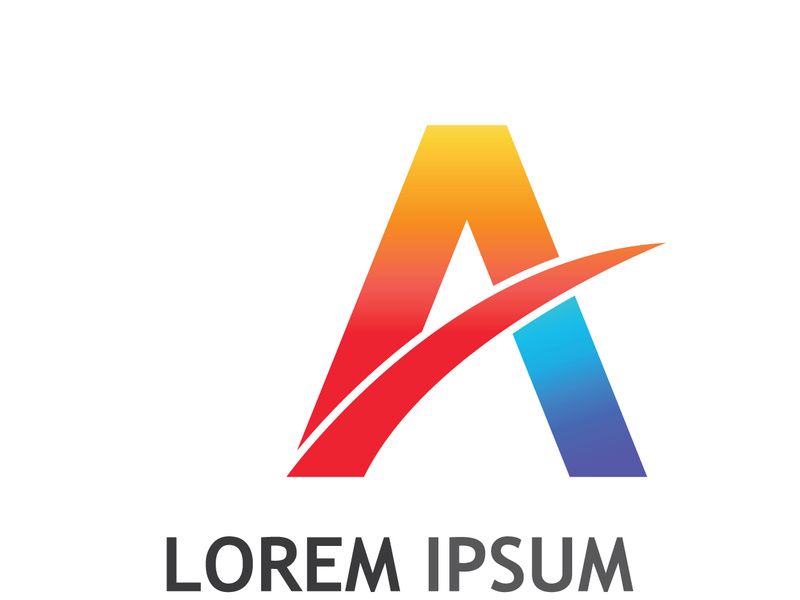 modern and creative initial letter A logo.