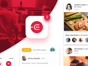 Edacious: Free food UI kit for web & apps preview picture