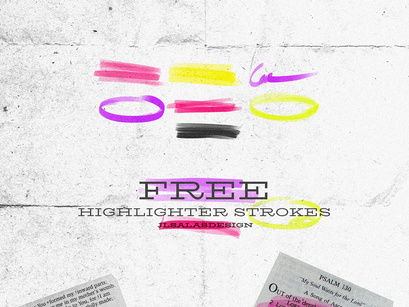 Free HighLighter Strokes