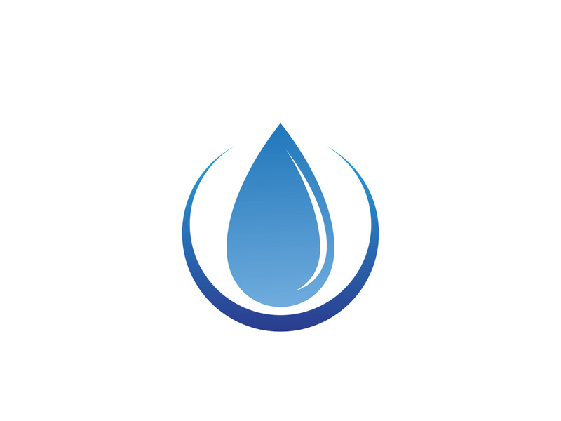 Water drop Logo Template vector