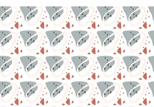 Abstract Geometric Seamless Pattern Minimal Shape