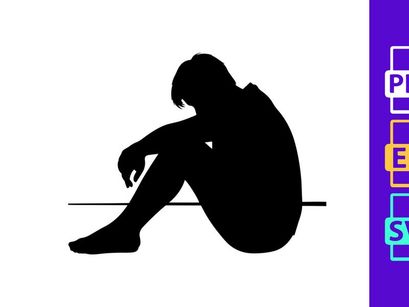 Woman stretching silhouette at sunset yoga wellness balance