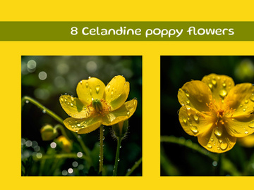 Celandine poppy flowers preview picture