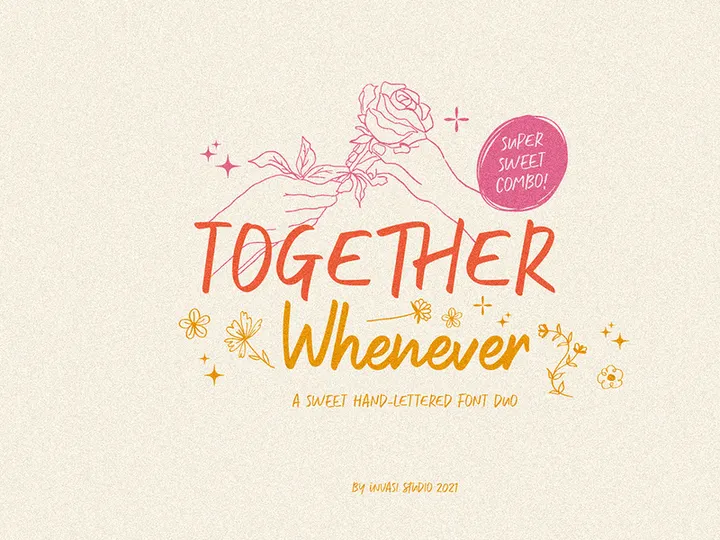 Together Whenever Font Duo preview picture