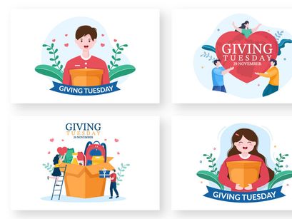 13 Giving Tuesday Celebration Illustration