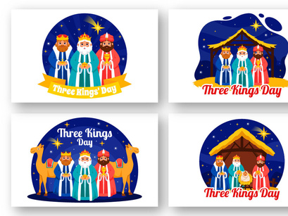 11 Three Kings Day Illustration