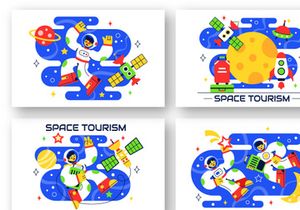 10 Space Tourism Illustration