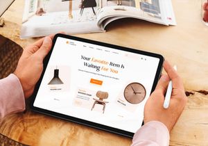 E-Commerce Website Header