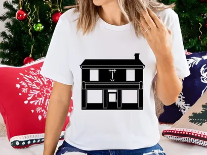 Modern house chimney smoke icon vector illustration design