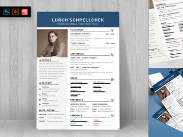 Resume CV Template-52 preview picture