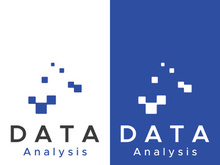 Digital world abstract logo.