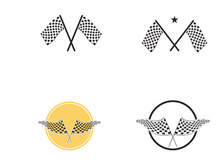 Race flag logo