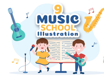 9 Music School Illustration preview picture