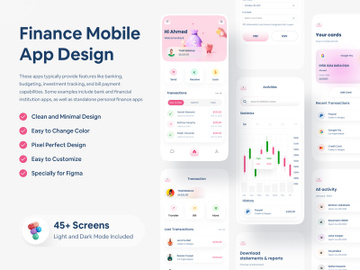 Finance Mobile App Design preview picture