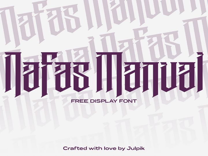 Nafas Manual - Free Font
