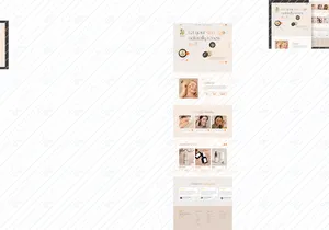 Beauty Product Landing page