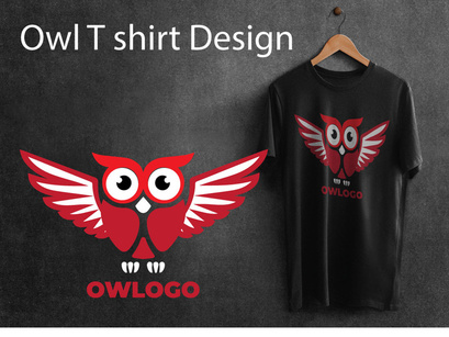 Owl t shirt design
