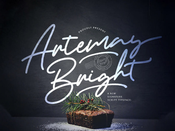 Artemay Bright - Signature Script Font preview picture