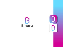 Lettermark Logo - Letter B Logo - Gradient Logo - Business Logo Design