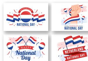 15 Netherlands National Day Illustration