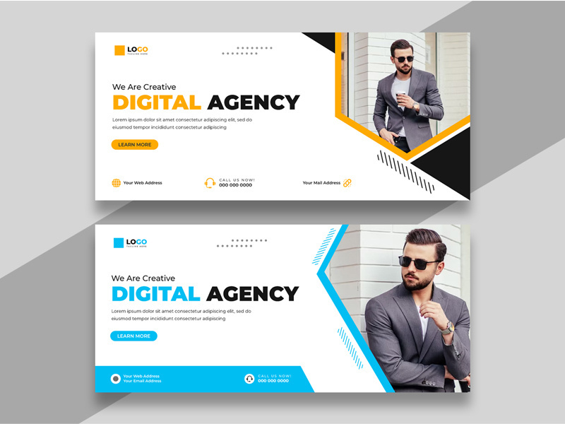 Digital Marketing Facebook Cover Banner Ver-8