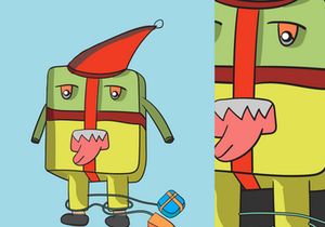 Monster Christmat Vector Bundle