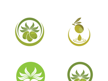 Extra virgin olive oil logo icon design vector illustration preview picture