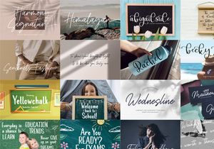 Handwritten Collections Font Bundle