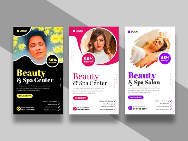 Beauty Spa Salon Instagram Story Template Ver-1
