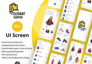 Elegant Shopper - Responsive Ecommerce Android Ui