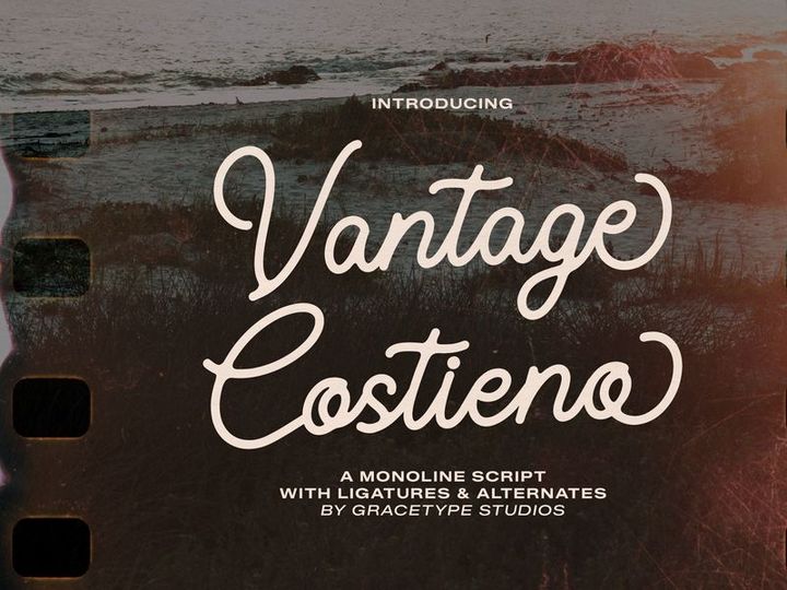 Vantage Costieno | Monoline Script