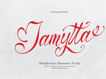 Jamytta | Romantic Script preview picture