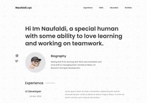 Portofolio Website Template