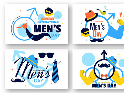 10 International Men's Day Illustration