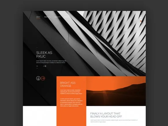 Trans – PSD website template