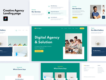 Creative Agency Landing Page preview picture