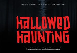 Graveyard Guardian - Display Font