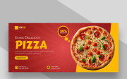 Food Menu and Delicious Pizza Facebook Cover Ver-1