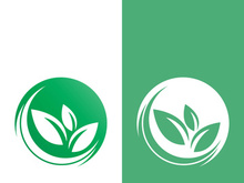 Green tree leaf nature logo images illustration design