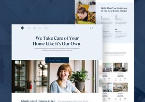 Hunu ll Real Estate Landing Page Design