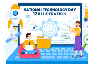 12 National Technology Day Illustration preview picture