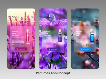 Perfumes App Design Concept 1 preview picture