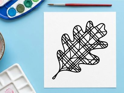 Abstract leaf-shaped wire sculpture. Modern decorative art piece for interior design