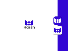 Lettermark Logo - Letter H Logo - Gradient Logo - Business Logo Design