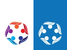 Community logo business template and icon people vector