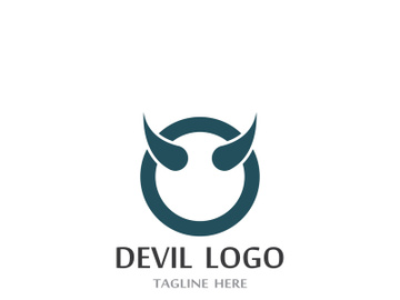 Devil logo design with a modern concept. preview picture
