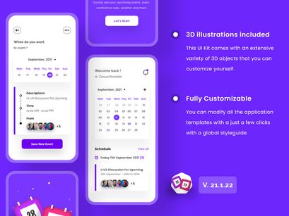 Calendar Schedule Management App Design