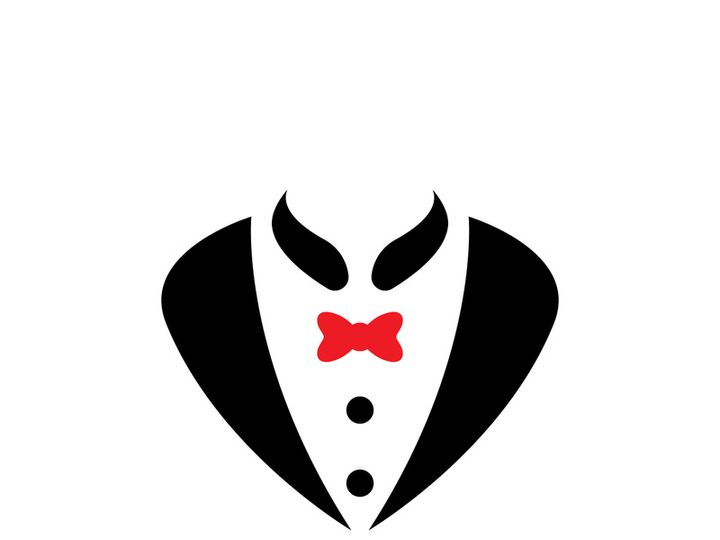 Tuxedo man logo and symbols template