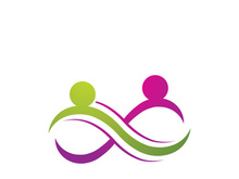 infinity people  family and community logo vector