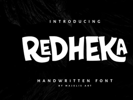 REDHEKA - Hnadwritten font preview picture